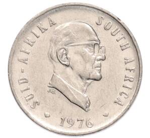 5 центов 1976 года ЮАР «Окончание президентства Якобуса Йоханнеса Фуше» — Фото №1