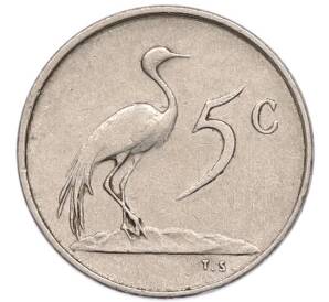 5 центов 1977 года ЮАР — Фото №1