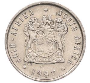 5 центов 1987 года ЮАР — Фото №2
