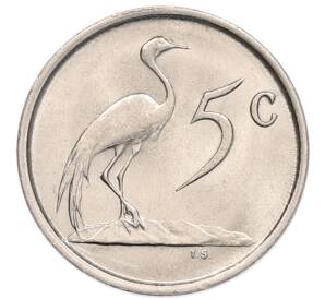 5 центов 1988 года ЮАР — Фото №1