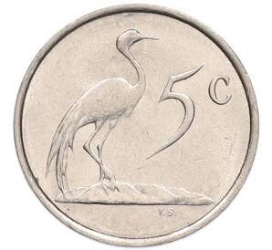 5 центов 1988 года ЮАР — Фото №1