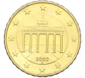 10 евроцентов 2002 года A Германия — Фото №1