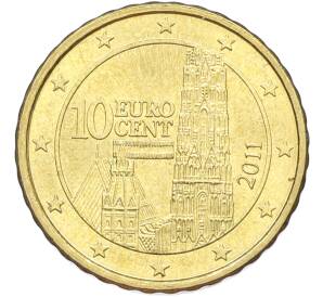10 евроцентов 2011 года Австрия — Фото №1