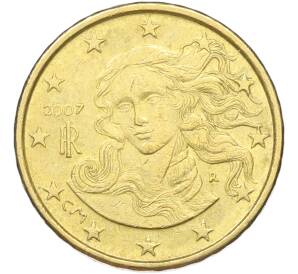 10 евроцентов 2007 года Италия — Фото №1