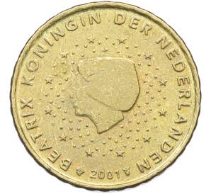 10 евроцентов 2001 года Нидерланды — Фото №1
