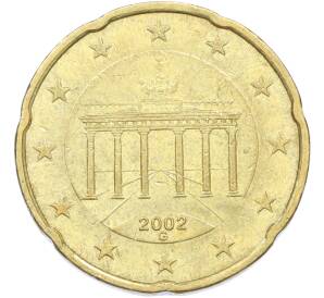 20 евроцентов 2002 года G Германия — Фото №1