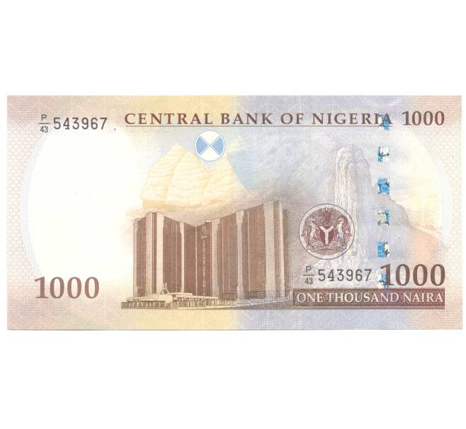 Банкнота 1000 найра 2013 года Нигерия (Артикул B2-5224)