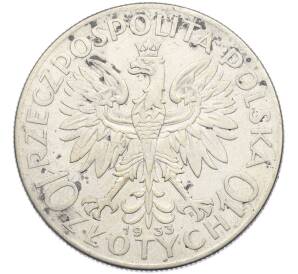 10 злотых 1933 года Польша — Фото №1