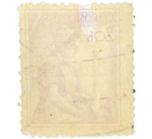 Почтовая марка 20 геллеров 1954 года Чехословакия «Профессии — Медсестра» — Фото №2