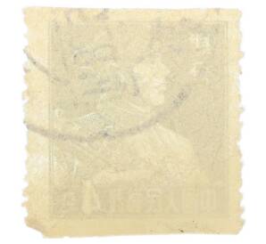 Почтовая марка 4 фыня 1955 года Китай «Рабочие крестьяне и солдаты — Солдат» — Фото №2