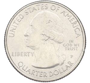 1/4 доллара (25 центов) 2016 года P США «Национальные парки — №31 Национальный лес Шоуни» — Фото №2