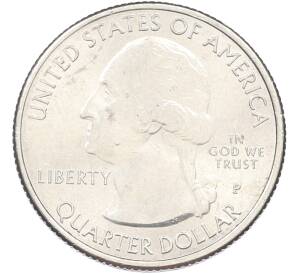 1/4 доллара (25 центов) 2017 года P США «Национальные парки — №38 Водные пути Озарк» — Фото №2