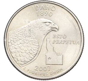 1/4 доллара (25 центов) 2007 года P США «Штаты и территории — Айдахо» — Фото №1