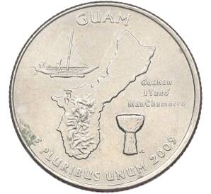 1/4 доллара (25 центов) 2009 года P США «Штаты и территории — Гуам» — Фото №1