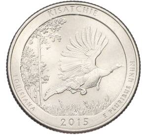 1/4 доллара (25 центов) 2015 года P США «Национальные парки — №27 Национальный заповедник Кисатчи» — Фото №1