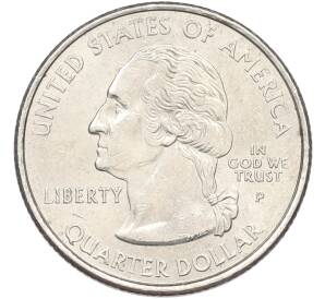 1/4 доллара (25 центов) 2001 года P США «Штаты и территории — Род-Айленд» — Фото №2