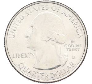 1/4 доллара (25 центов) 2014 года P США «Национальные парки — №24 Национальный парк Грейт-Санд-Дьюнс» — Фото №2