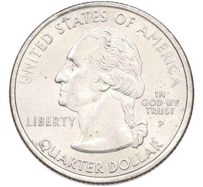 Монета 1/4 доллара (25 центов) 2007 года P США «Штаты и территории — Юта» (Артикул: T11-41750) — Фото №2