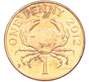 1 пенни 2012 года Гернси — Фото №1