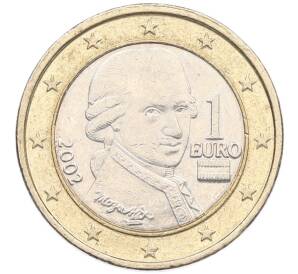 1 евро 2002 года Австрия — Фото №1