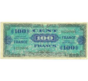100 франков 1944 года Франция (Выпуск Союзного коммандования) — Фото №1