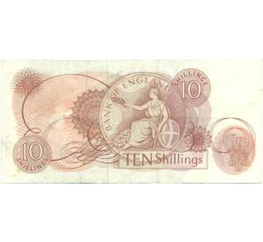 10 шиллингов 1960 года Великобритания — Фото №2