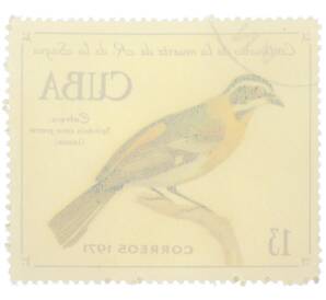 Почтовая марка 13 сентаво 1971 года Куба «100-летие со дня смерти Рамона де ла Сагра — Кубинская зена» — Фото №2