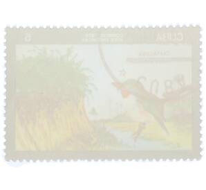 Почтовая марка 5 сентаво 1976 года Куба «Эндемичные птицы — Кубинский тоди» — Фото №2