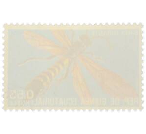 Почтовая марка 0.55 экуэле 1978 года Экваториальная Гвинея «Насекомые — Большой рогохвост» — Фото №2