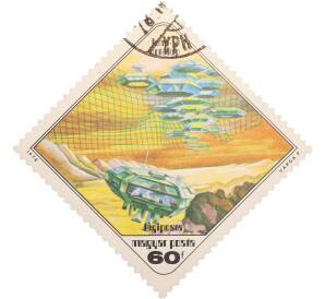 Почтовая марка 60 форинтов 1978 года Венгрия «Авиапочта» — Фото №1