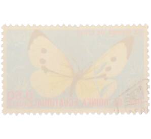 Почтовая марка 0.50 экуэле 1974 года Экваториальная Гвинея «Бабочки» — Фото №2