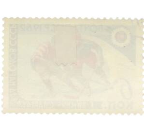 Почтовая марка 6 копеек 1962 года «I Зимняя Спартакиада народов СССР — Хоккеисты» — Фото №2