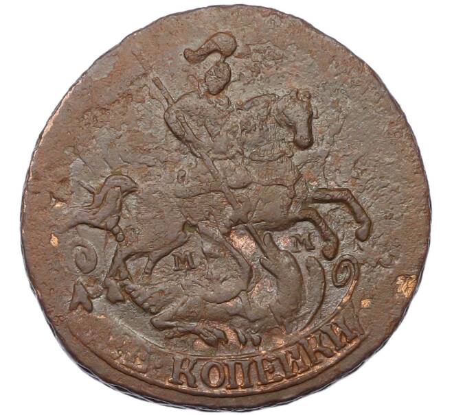 Монета 2 копейки 1764 года ММ (Артикул: K7-0158) — Фото №2