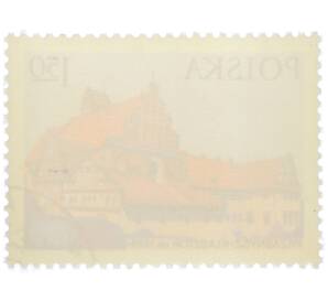 Почтовая марка 1.50 злотых 1977 года Польша «Памятники архитектуры — Монастырь в Пшасныше» — Фото №2