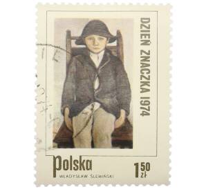 Почтовая марка 1.50 злотых 1974 года Польша «День почтовой марки 1974 — Сирота из Поронина» — Фото №1