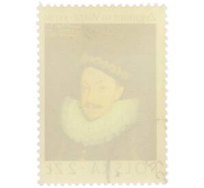 Почтовая марка 2 злотых 1974 года Польша «Шедевры польского искусства — Портрет короля Сигизмунда III Вазы» — Фото №2