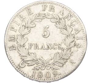 5 франков 1809 года A Франция — Фото №1