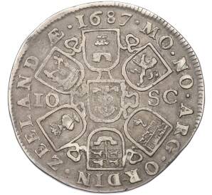 2 дальдера 1687 года Голландская республика — провинция Зеландия — Фото №2