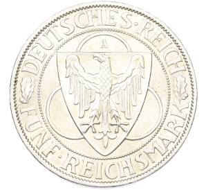 5 рейхсмарок 1930 года A Германия «Освобождение Рейнской области (Рейнланда)» — Фото №2