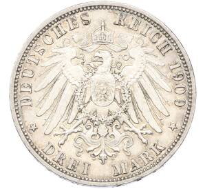3 марки 1909 года Германия (Шварцбург-Зондерсгаузен) «Смерть Карла Гюнтера» — Фото №2