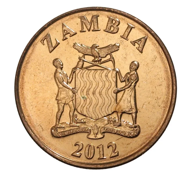 Монета 50 нгве 2012 года Замбия (Артикул M2-35413)