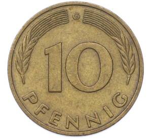 10 пфеннигов 1976 года G Германия — Фото №1