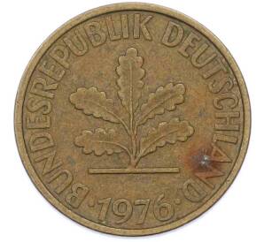 10 пфеннигов 1976 года F Германия — Фото №2