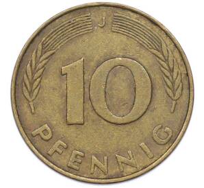 10 пфеннигов 1976 года J Германия — Фото №1