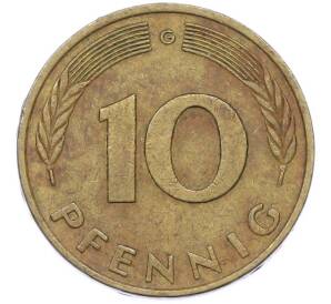 10 пфеннигов 1976 года G Германия — Фото №1