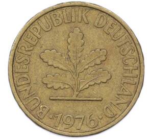 10 пфеннигов 1976 года G Германия — Фото №2