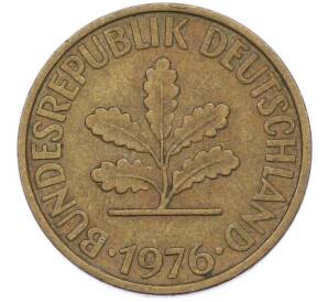 10 пфеннигов 1976 года G Германия — Фото №2