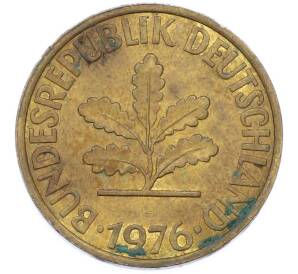 10 пфеннигов 1976 года F Германия — Фото №2