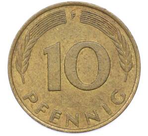 10 пфеннигов 1976 года F Германия — Фото №1