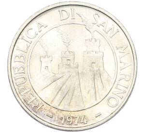 500 лир 1974 года Сан-Марино — Фото №2